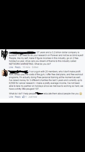 MLM BOT WATCH 8 - Lighthearted chat and posts by Eyes about Forever Living, Ariix, It Works is a church, NuSkin, Younique, as scambralambascambaralamlas