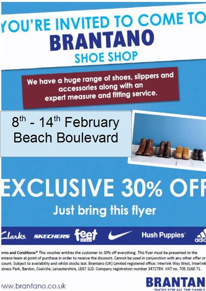 30% off voucher for Brantano