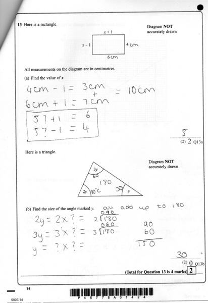 Mark schemes in maths: is it true that...