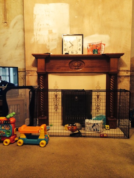 what colour to paint fireplace