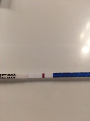 Faint line or evap?