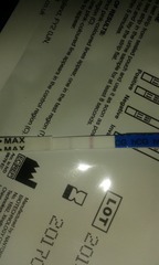 Faint line on pregnacy test?