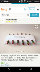 Hair clips for grown ups