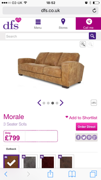 are brown leather sofas terribly out of date now ?