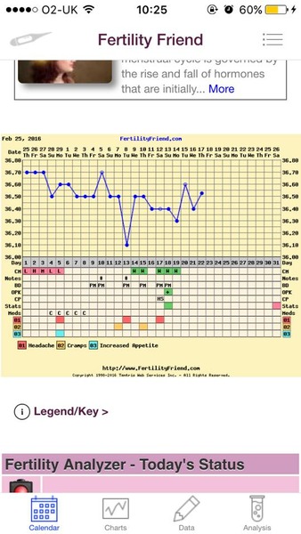 FF Temping Chart