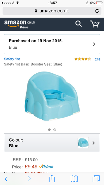 booster seats - eating