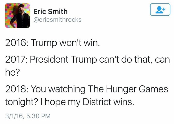 To worry about a world where Donald Trump is America's president