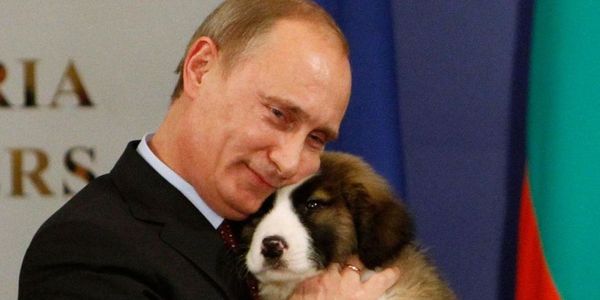 Wendy Deng and Vladimir Putin