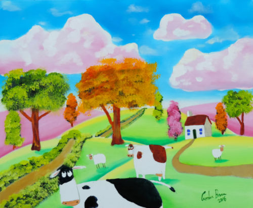 To show you all a painting I just bought?