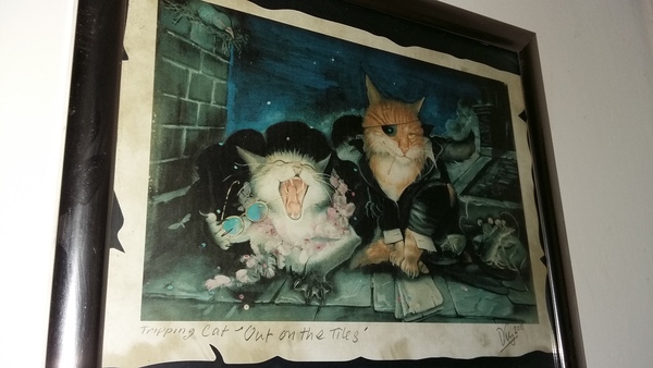 To show you all a painting I just bought?