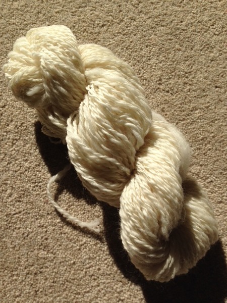 what can I knit with 50g of hand-spun wool?