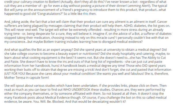 MLM Bot Watch 16 - Chat about the Scamalasmical cultic racket of MLMs Forever Living, Juiceplus , Ariix, Younique, (insert name of Utah MLM here) now including hunpreneurs, cheese, posts from eyes