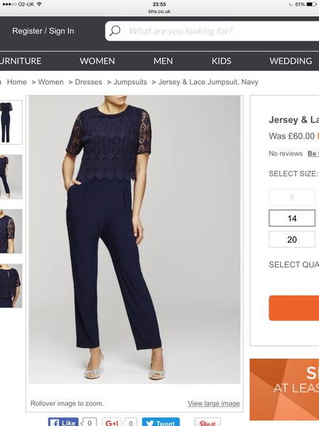 Another one looking for an outfit for a wedding but a size 18
