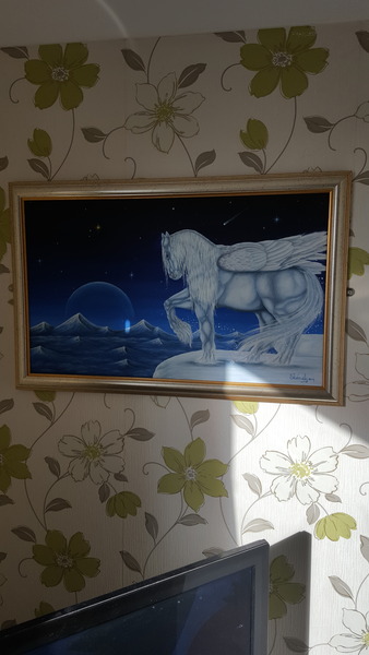 To show you all a painting I just bought?