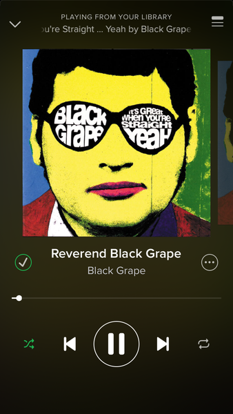 Spotify and shuffle play