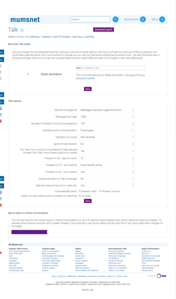 Where's 'Customise' got to?