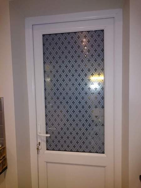 Decorative film on windows anyone?