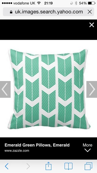 pale blue walls with emerald green velvet sofa..is that too much??
