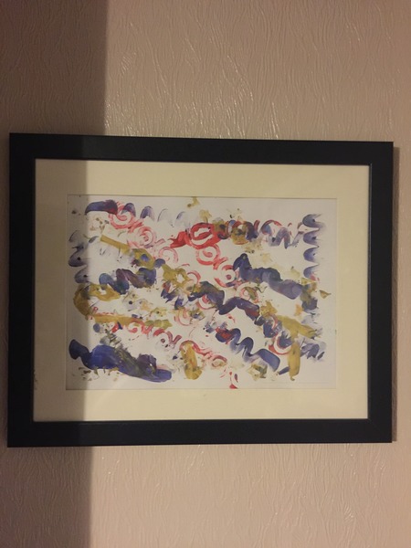 To show you all a painting I just bought?
