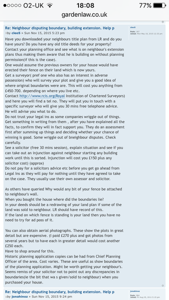 Help with possible injunction against neighbour. Please!