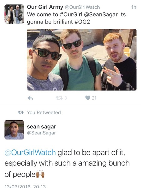 Our Girl and Captain James Addicts Thread XXXIII