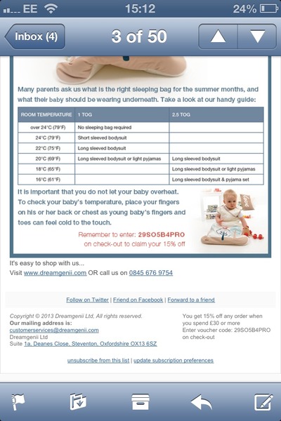 What will your newborn wear to sleep in - April time?