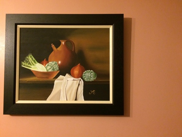 To show you all a painting I just bought?