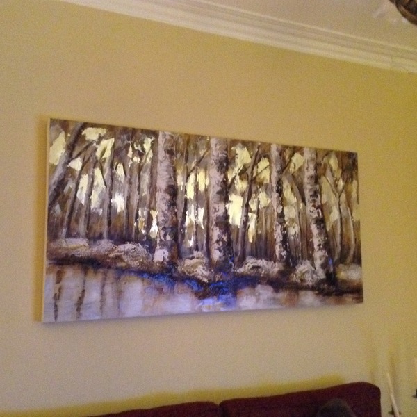 To show you all a painting I just bought?