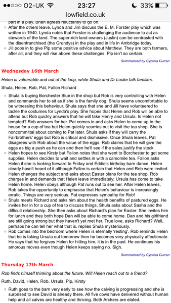 No more walking on eggshells for Helen! Heading for an eggsplosive Easter weekend in The Archers - will Helen Archer be resurrected by the end of this thread?
