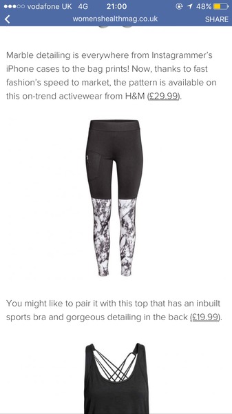 "stylish" gym gear