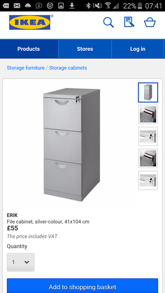 Painting ikea metal filing cabinet