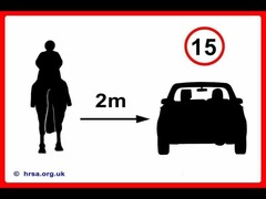 Who was BU, me driving or man on horse?