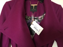 Ted Baker Lorili coat in palest purple