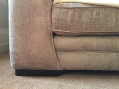 water marks on fabric sofa