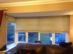 Help with curtains for funny shaped window