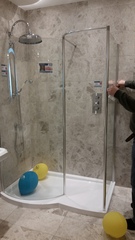 Walk in showers