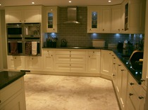 If you've got fired earth patisserie or similar tiles