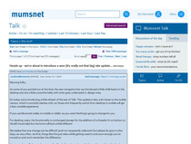 Heads up - we're about to introduce a wee (it's really not that big) site update...