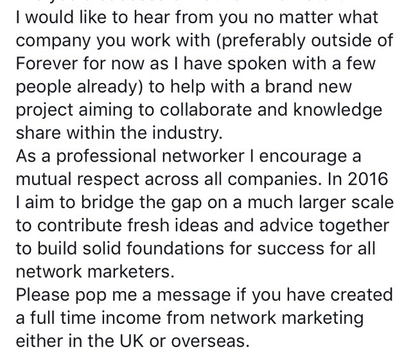 MLM Bot Watch 20 - chat about Utah based tragicomic cultastic racketeering scamalangadingdongs like Forever Living, Ariix, Herbalife, Younique, Juiceplus etc etc etc