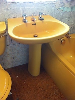 To mourn the demise of the colourful bathroom.
