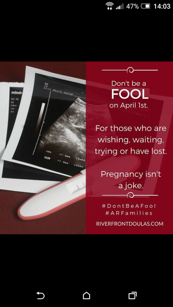Or are fake pregnancy April Fools announcements just the naffest thing ever?