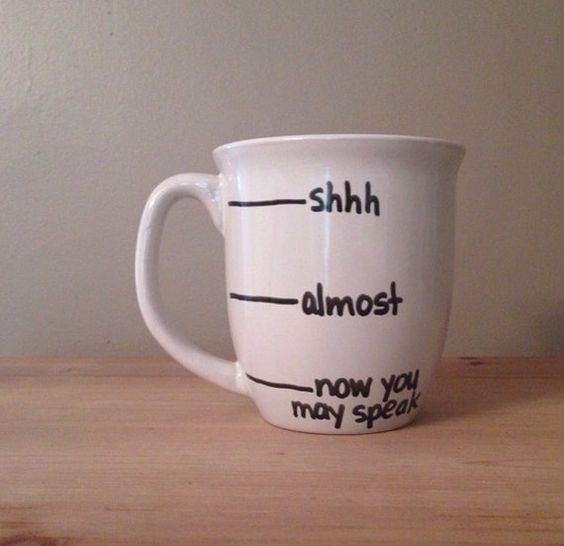 today I smashed a collogues mug