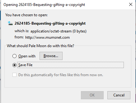 Legal Section : Requesting a Copyright thread (gone wrong)