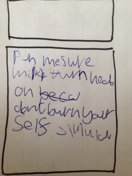to think my son's handwriting (at 11) is really quite bad?