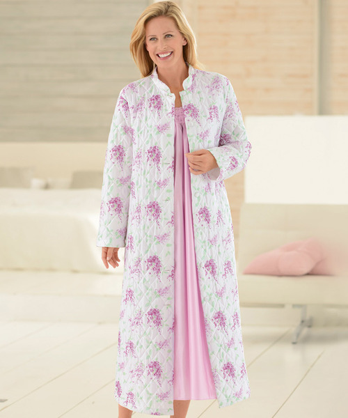To champion the return of the "housecoat"?