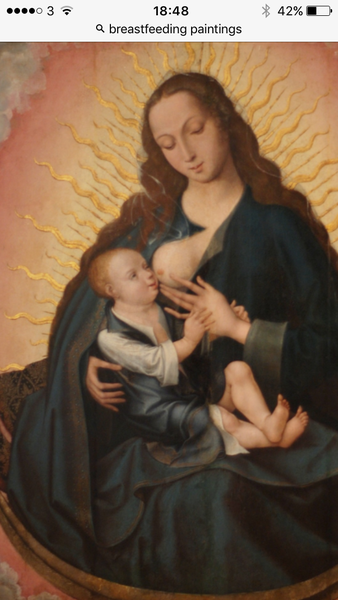 To be annoyed at my dad for making me feel awkward breastfeeding