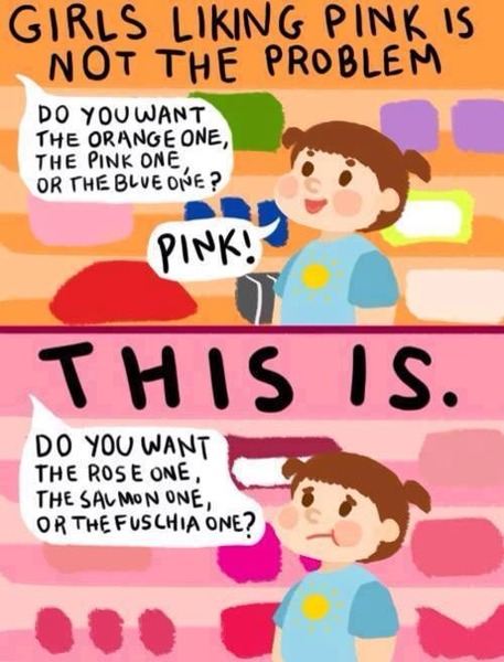 To think the anti-pink brigade can be a bit OTT
