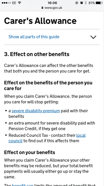 Pension credit and careers allowance...can anyone help