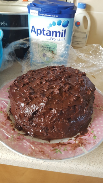 aibu to hide with my cake