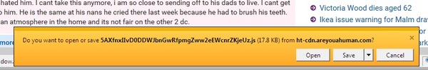 Am I Human download prompt?